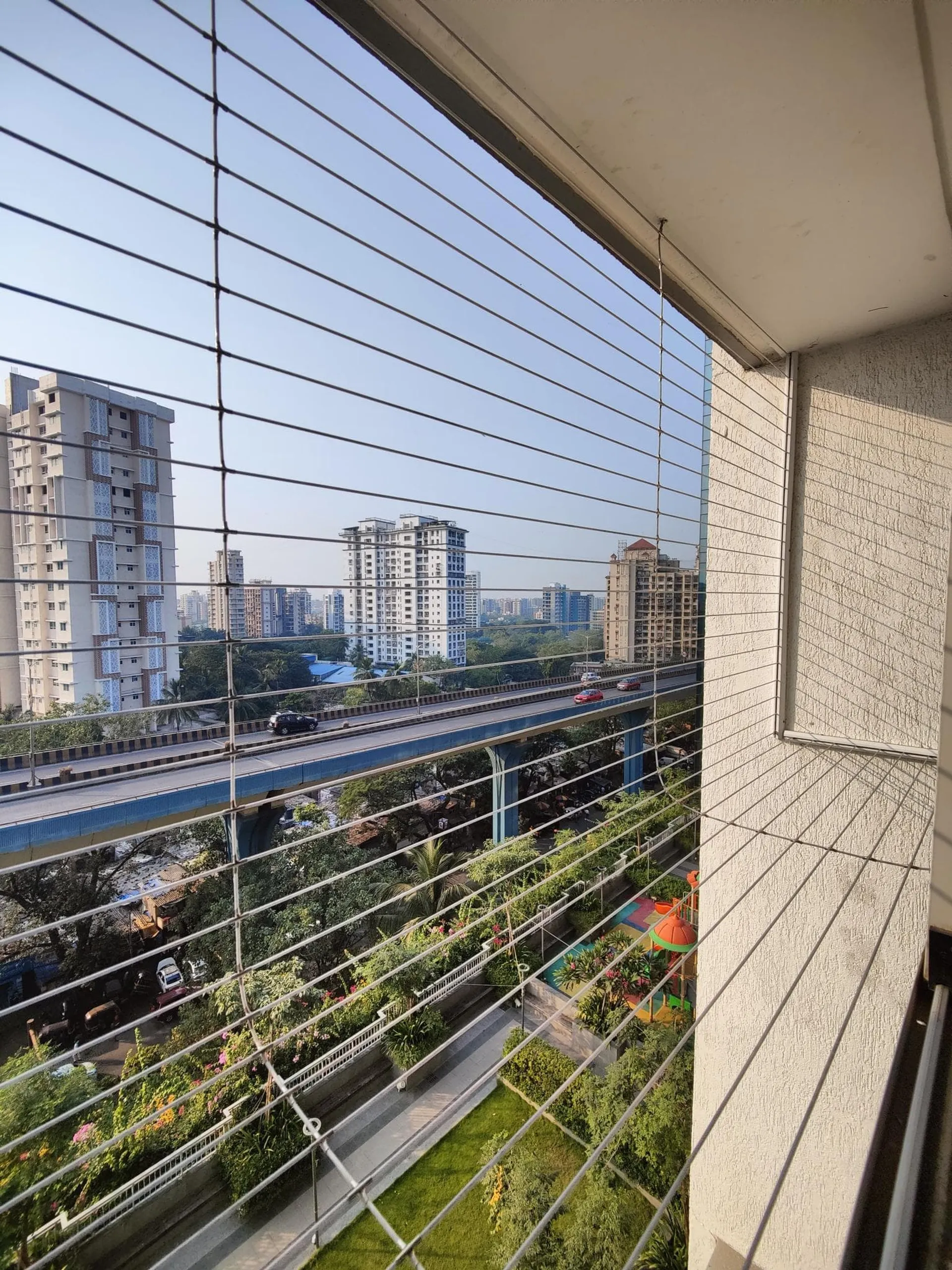 VIEW FROM INSIDE OF HOUSE